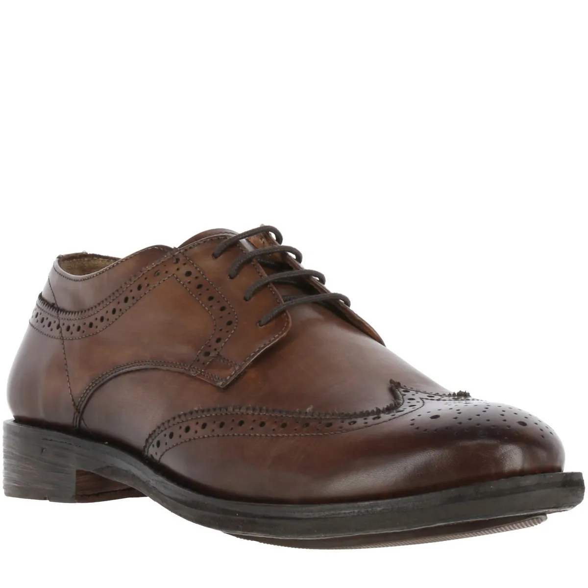 HUSH PUPPIES - Zapato Cuero Hombre Bradford Café HUSH PUPPIES