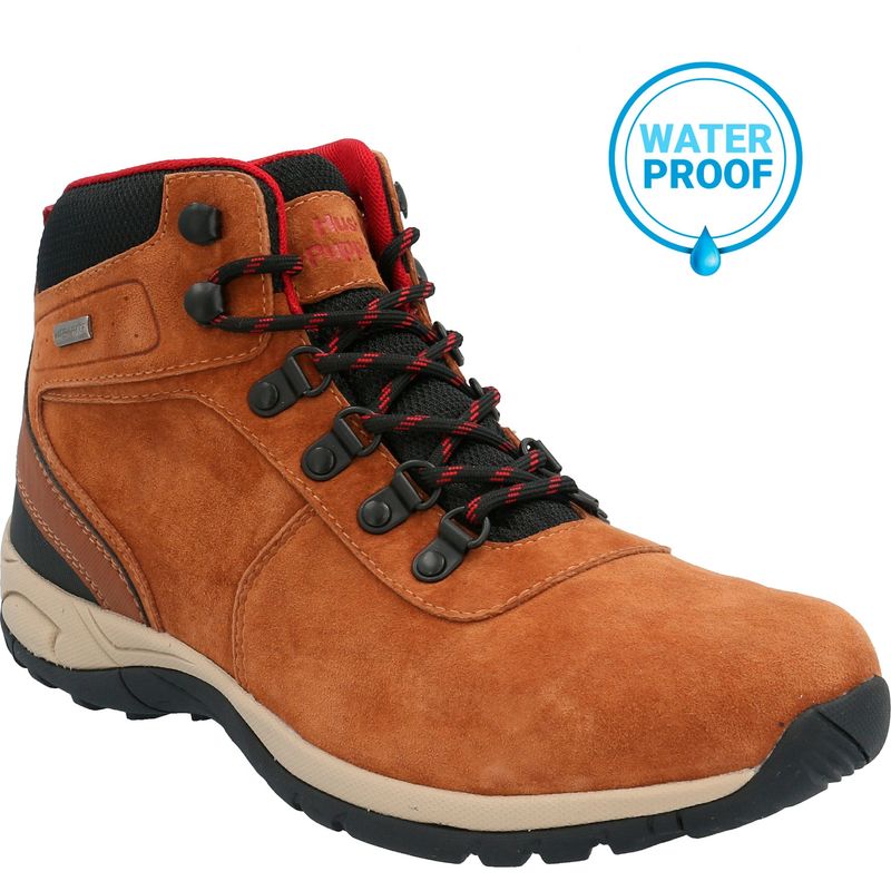 HUSH PUPPIES - Botin Cuero Hombre Donal Café HUSH PUPPIES