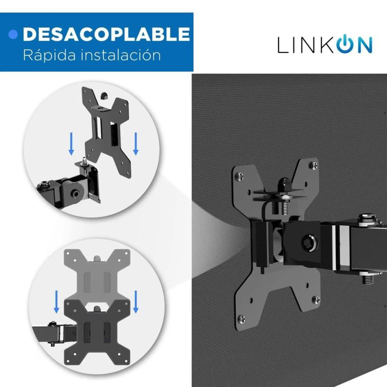 Soporte Brazo Monitor Flexible Escritorio Profesional