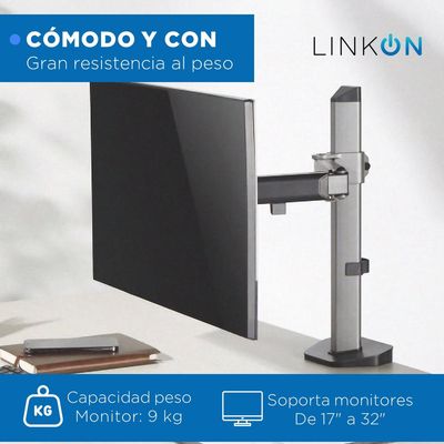 Imagen 2 del producto Soporte Brazo Monitor Flexible Escritorio Profesional