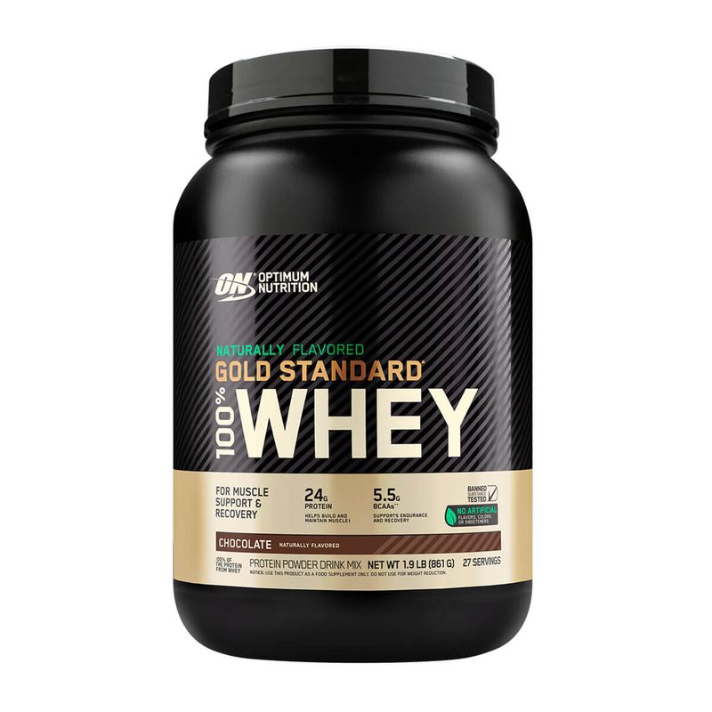 OPTIMUN NUTRITION - 100% Whey Protein Natural (1,9 Lb) - CHOCOLATE