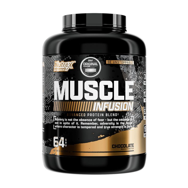 NUTREX RESEARCH - Muscle Infusion, Whey protein (5 Lb) - Original - CHOCOLATE