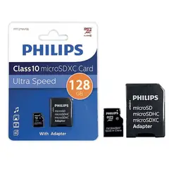 PHILIPS - Tarjeta MicroSDXC FM12MA45B Clase 10 128GB
