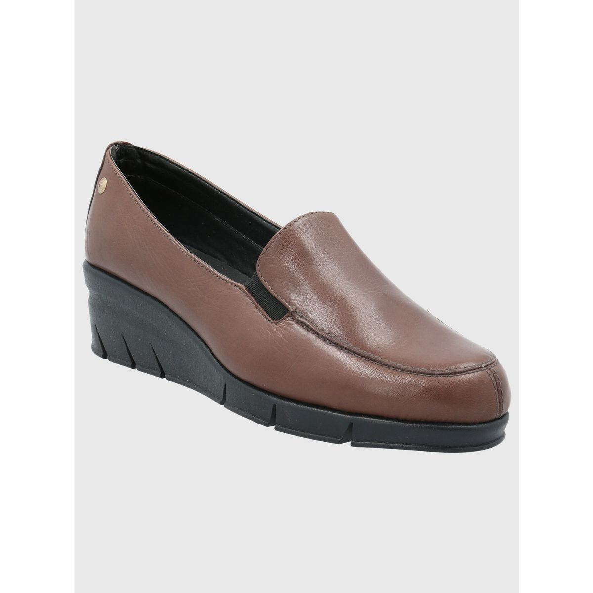 HUSH PUPPIES - Zapato Cuero Mujer Huge Grant Too Café HUSH PUPPIES
