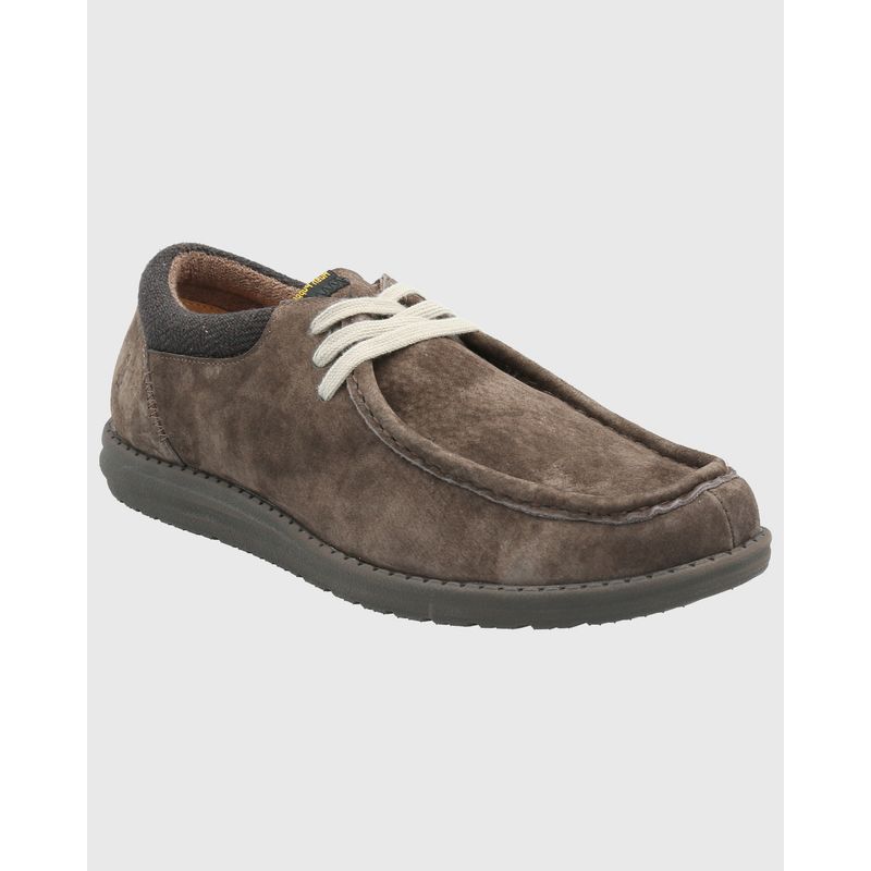HUSH PUPPIES - Zapato Cuero Hombre Bremen Café HUSH PUPPIES