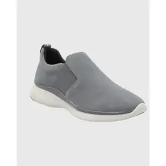 HUSH PUPPIES - Zapatilla Cuero Mujer Sheer Gris HUSH PUPPIES.