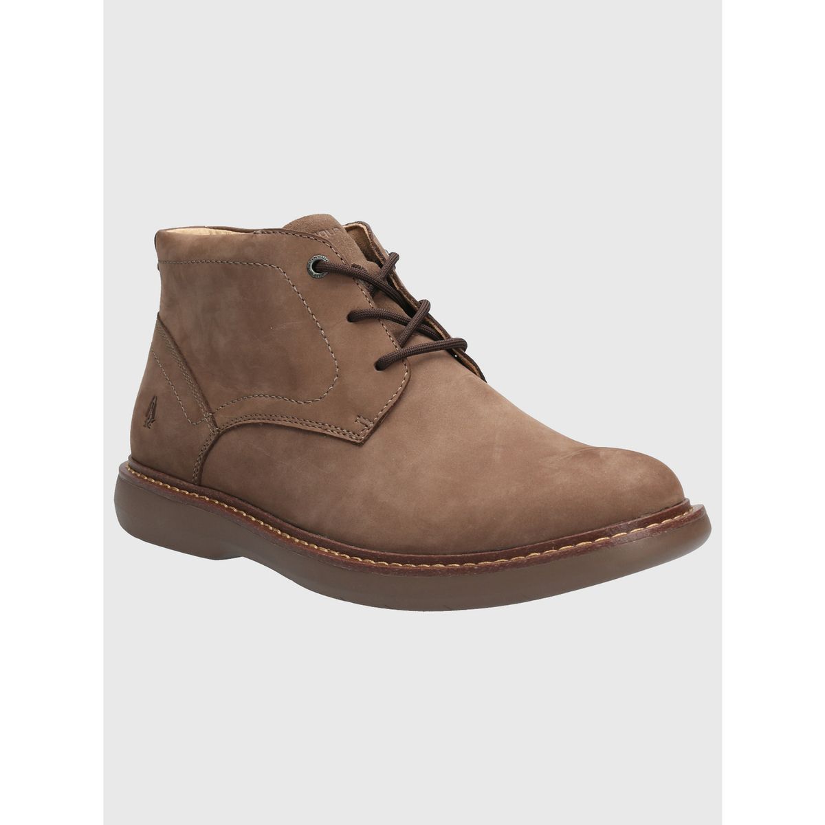 HUSH PUPPIES - Botin Cuero Hombre Moines Café HUSH PUPPIES