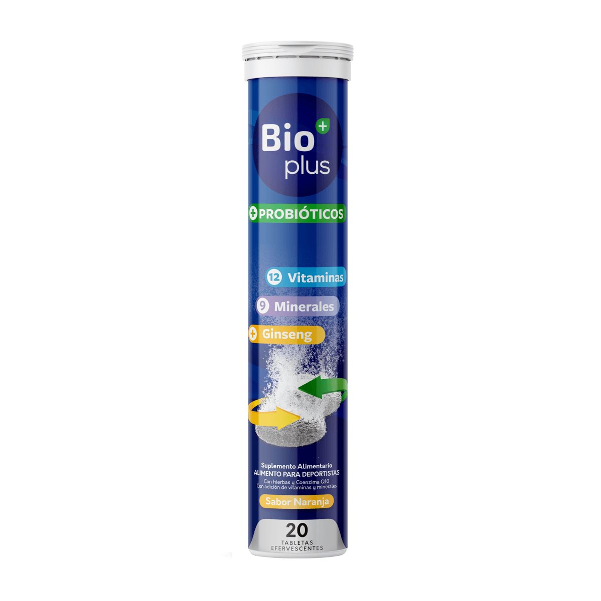 BIOPLUS - Probiotico + Ginseng (20 tabs)