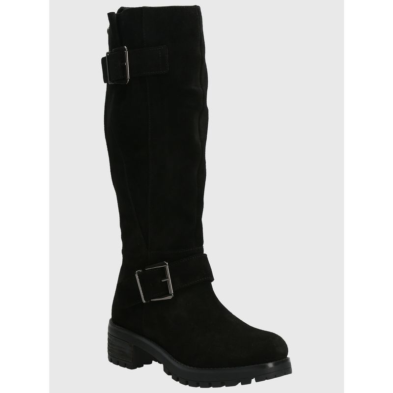 HUSH PUPPIES - Bota Cuero Mujer Ester Negro HUSH PUPPIES