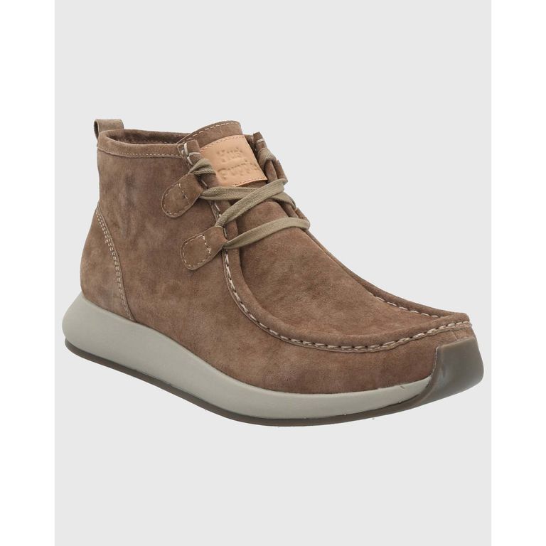 Botin Cuero Hombre Icon Boot Café