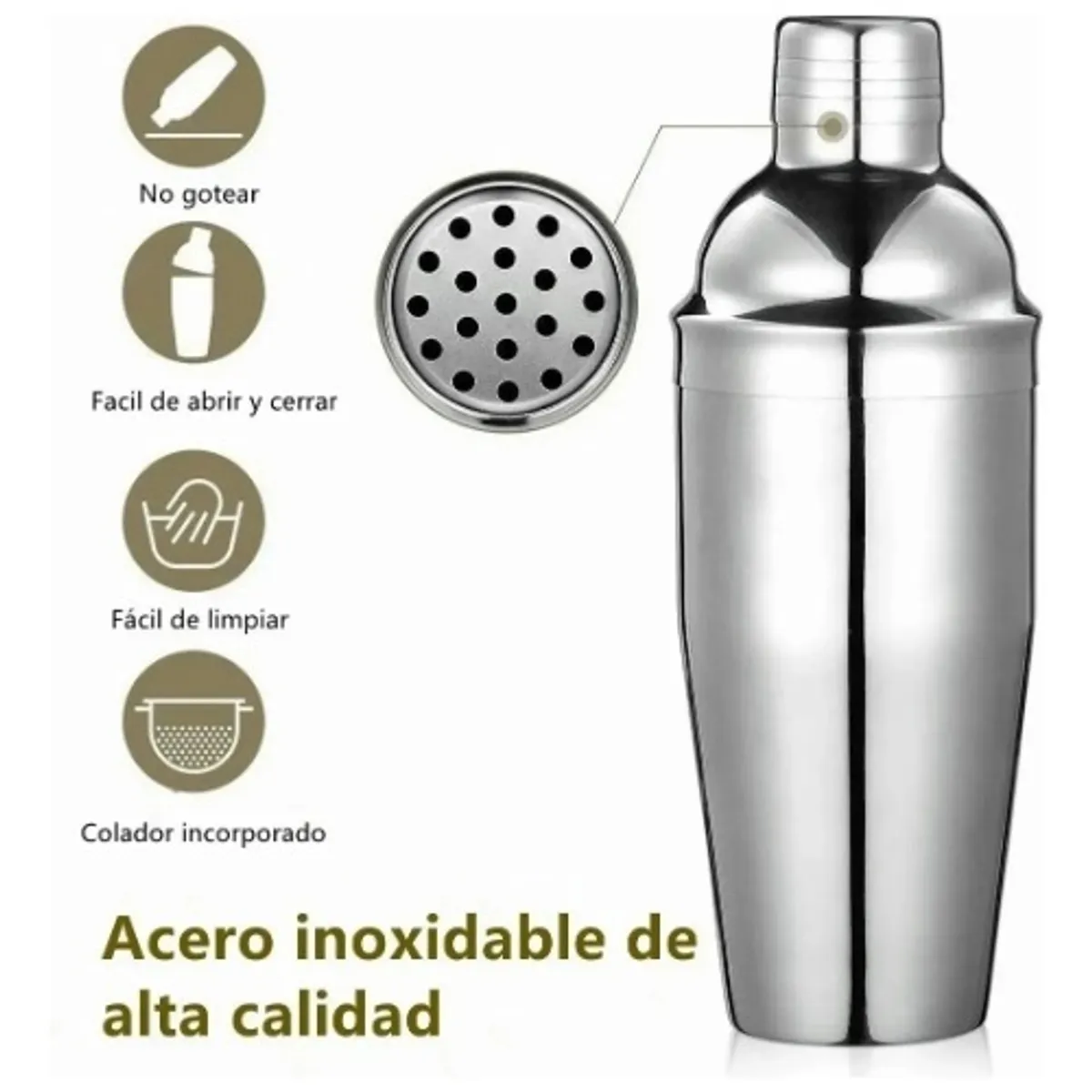U BUY - Set Coctelería Profesional Coctelera Barman Bartender 24 Pzs