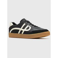 HUSH PUPPIES - Zapatilla Cuero Hombre Svty8 Charlie Negro