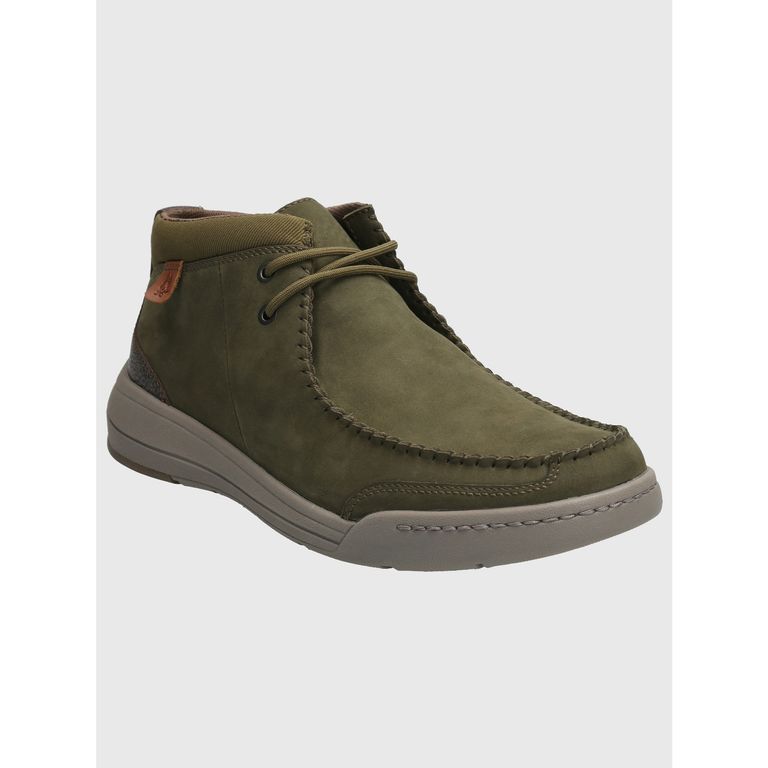 Botin Cuero Hombre Intee Verde