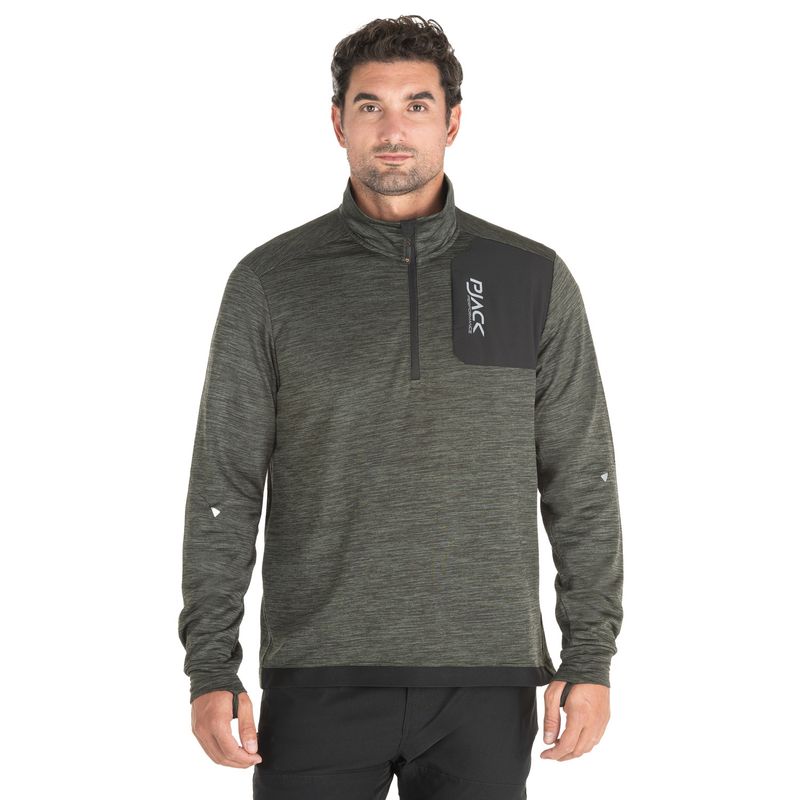 PANAMA JACK - Polerón Polar Hombre Verde Panama Jack