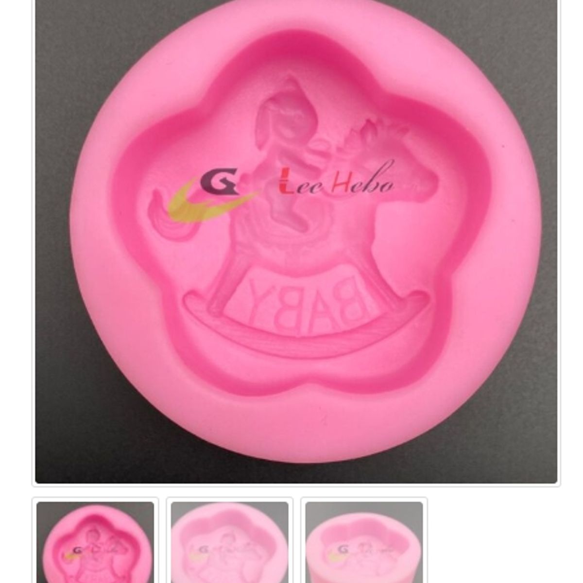 GENERICO - Molde Para Fondant Silicona Forma Baby Showers