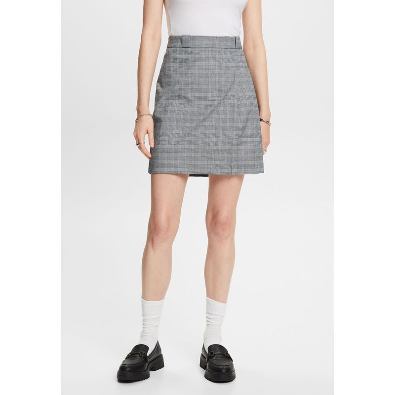 ESPRIT - Minifalda plisada con cintura con trabillas Mujer Esprit ESPRIT