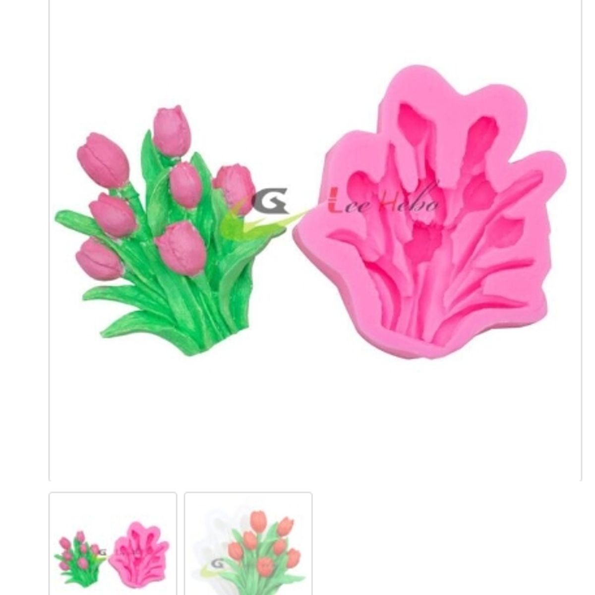 GENERICO - Molde Para Fondant Silicona Forma Flores Reposteria