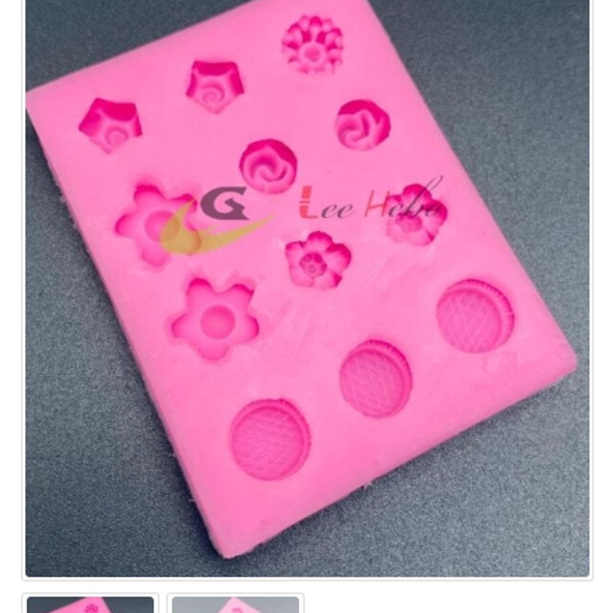 GENERICO - Molde Para Fondant Silicona Forma Flores Pequeñas
