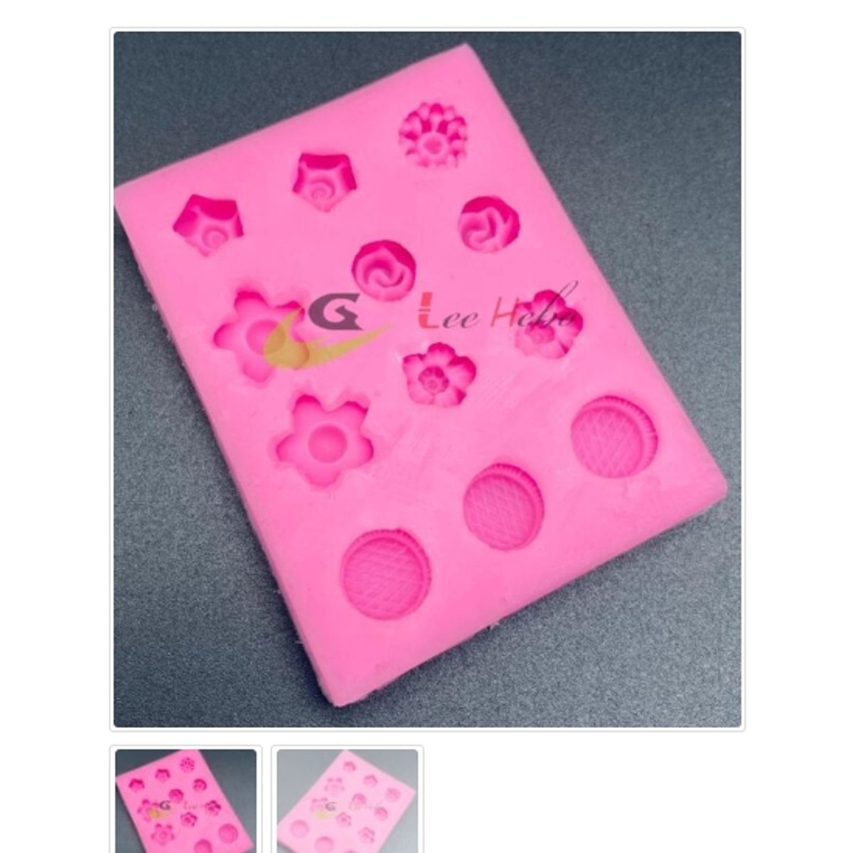 GENERICO - Molde Para Fondant Silicona Forma Flores Pequeñas