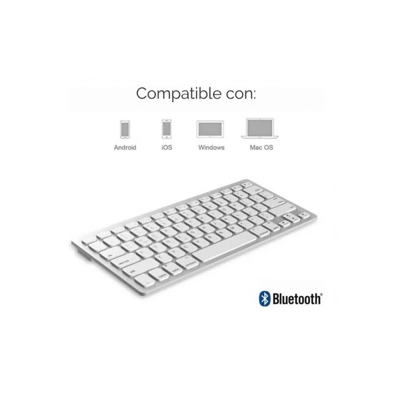 GENERICO - Teclado Bluetooth Weibo Wb-8022 Ultradelgado