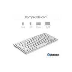 GENERICO - Teclado Bluetooth Weibo Wb-8022 Ultradelgado