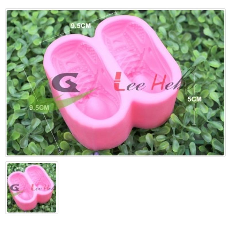 GENERICO - Molde Para Fondant Silicona Forma Zapatos