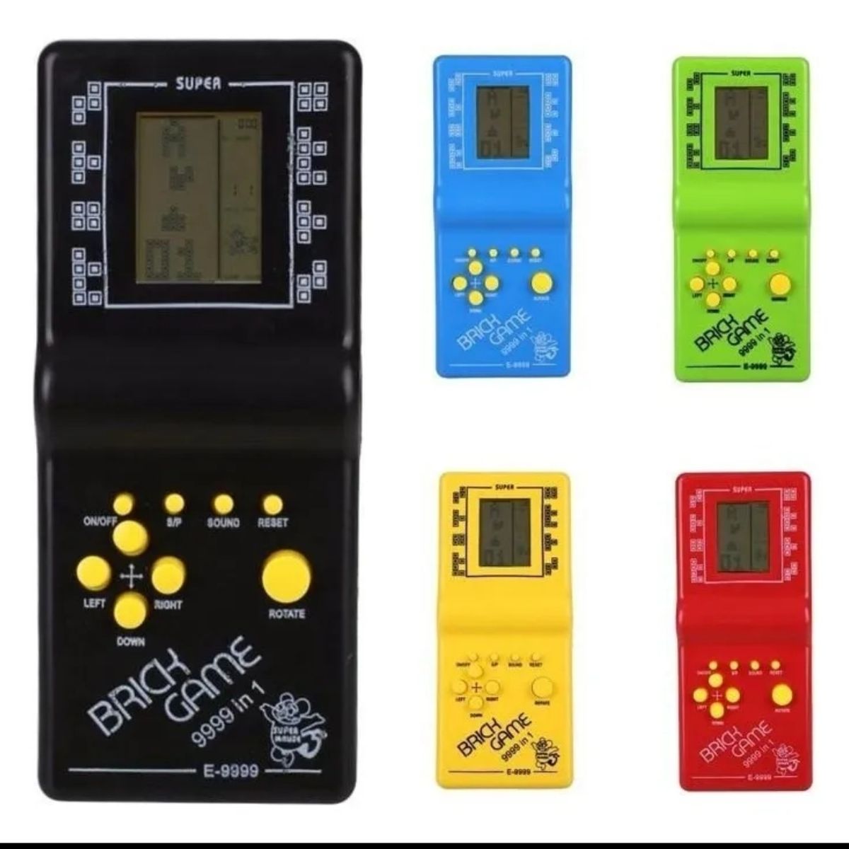 GENERICO - Tetris Portátil Game 9999 Juegos En 1 Juegos Diversión