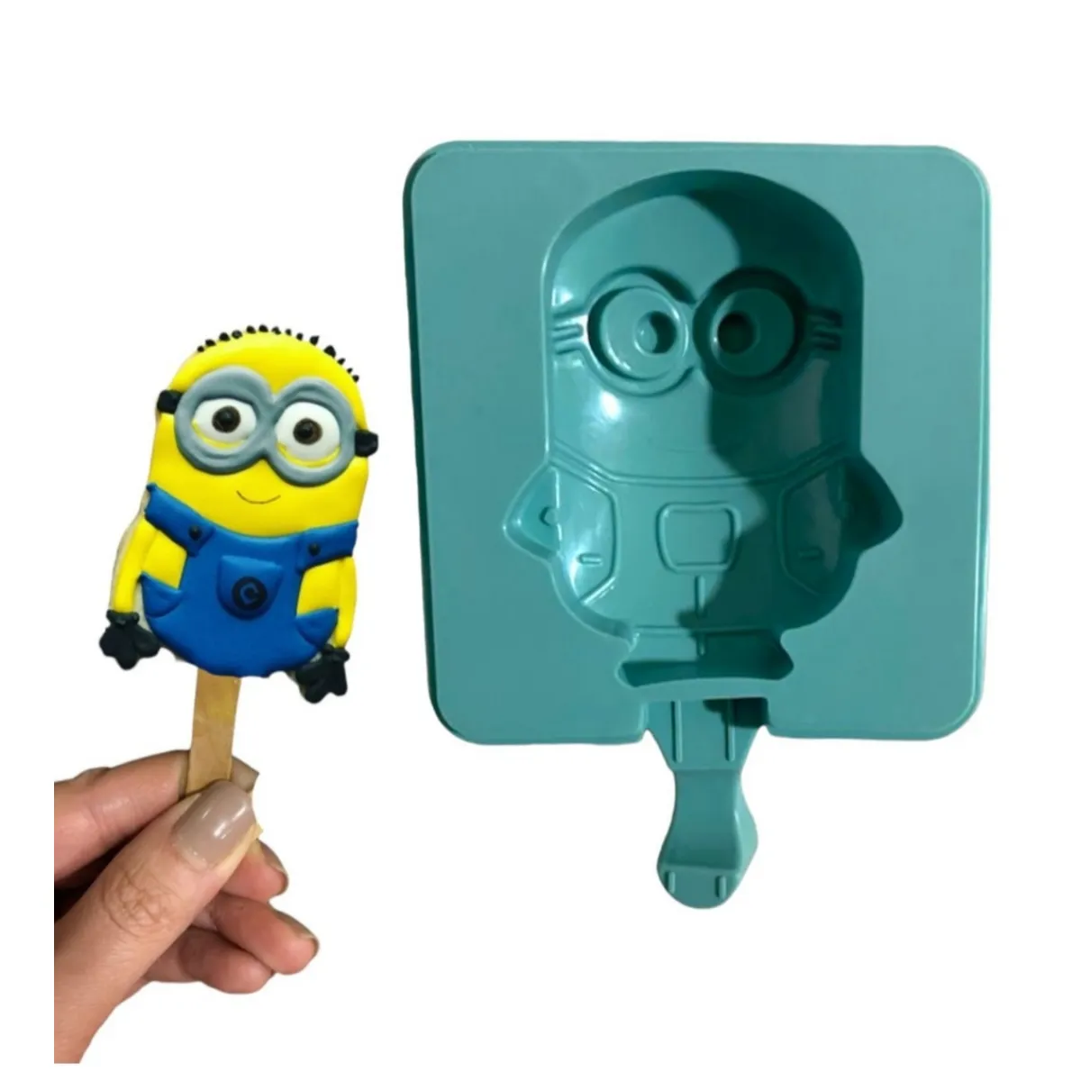 GENERICO - molde para helados molde helado silicona minion individual