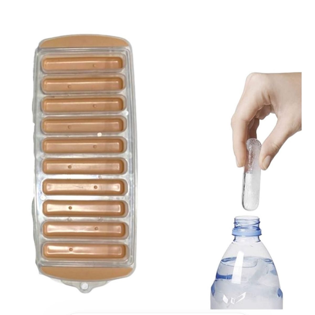 GENERICO - cubetas hielo cubeta hielo silicona cubetera hielo alargado