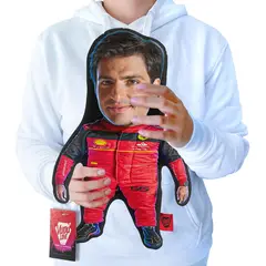 VUDU LOVE - Cojín Peluche Carlos Sainz Chiquito F1 40x30cm Vudú Love