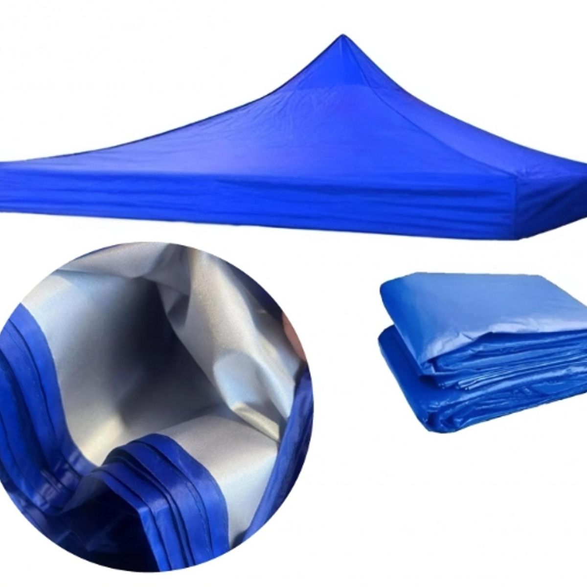 GENERICO - Lona De Repuesto Azul 3x3 Con Filtro Uv