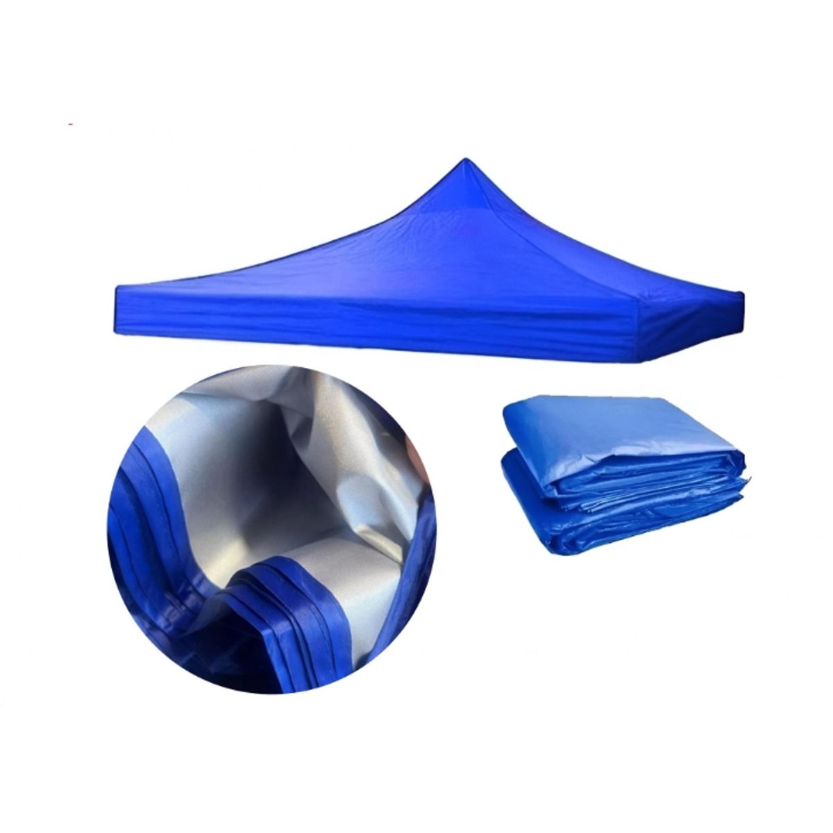 GENERICO - Lona De Repuesto Azul 3x3 Con Filtro Uv