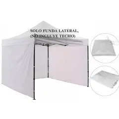 GENERICO - Lona Paredes Laterales Para Toldo 3x3 Color Blanco