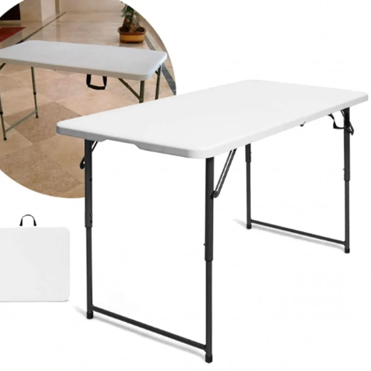 GENERICO - Mesa Plegable Maleta 120cm Camping