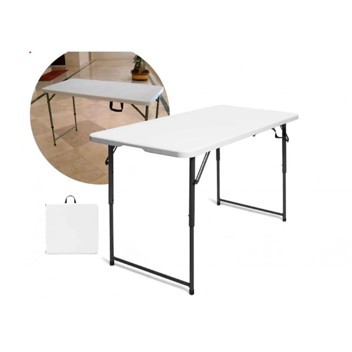 GENERICO - Mesa Plegable Maleta 120cm Camping