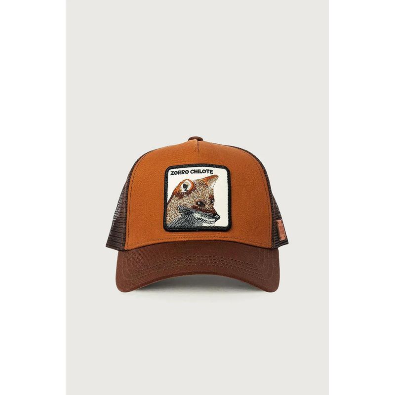 WILD LAMA - Jockey Zorro Chilote Algodón Orgánico Café Wild Lama Kids (2 a 9 años)