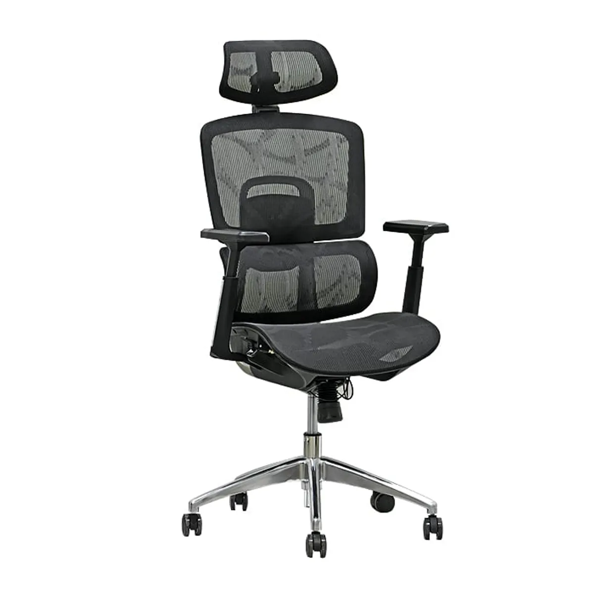 MSA MUEBLES SANTA ANA - SILLA DE OFICINA ERGOBACK  ALUMINIO