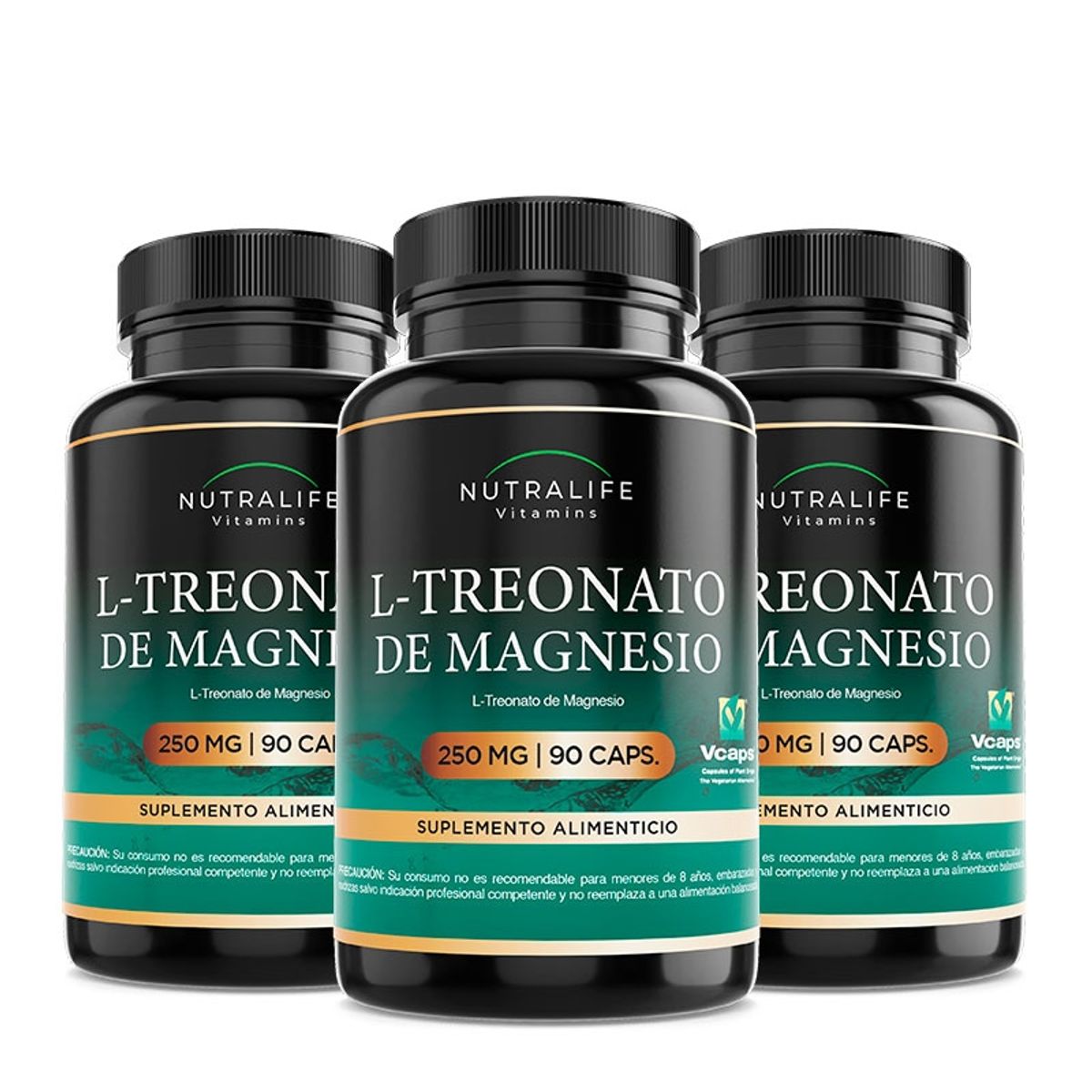 NUTRALIFE - L Treonato De Magnesio Lf 270 Capsulas 250mg 3x90.