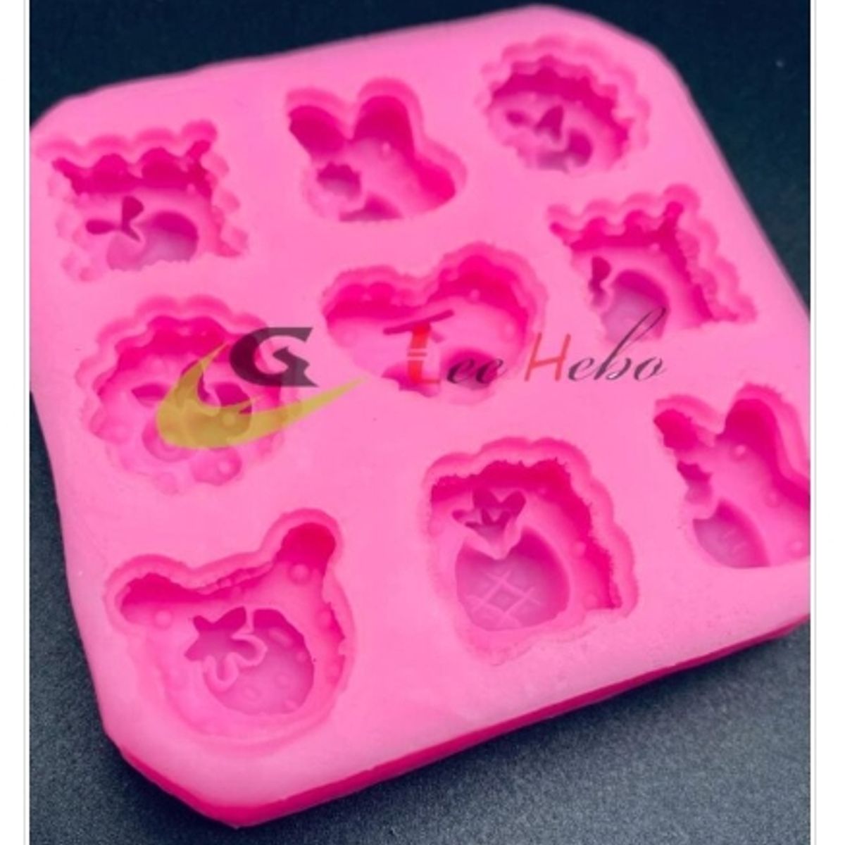 GENERICO - Molde Para Fondant Silicona Forma Frutas