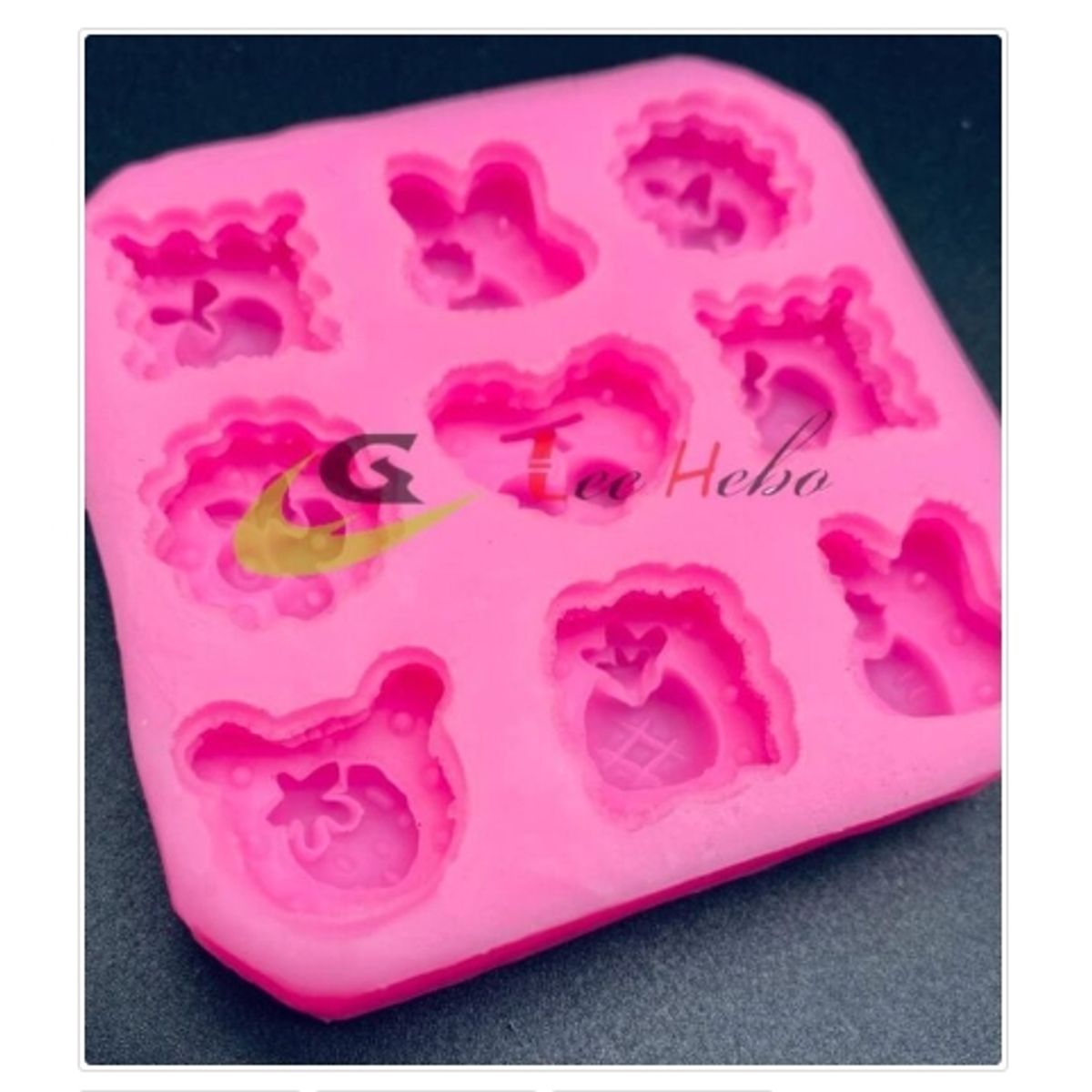 GENERICO - Molde Para Fondant Silicona Forma Frutas