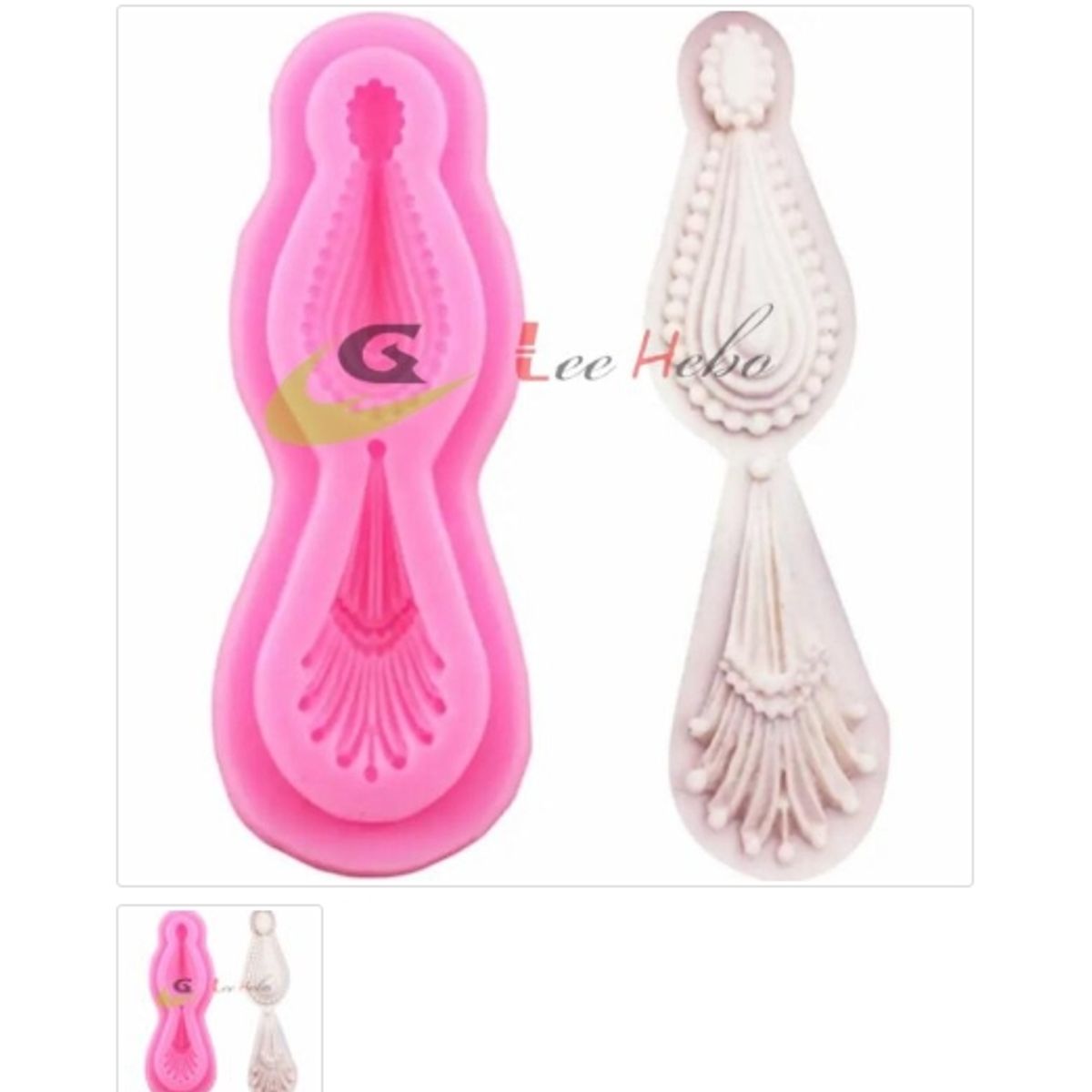 GENERICO - Molde Para Fondant Silicona Forma Gema