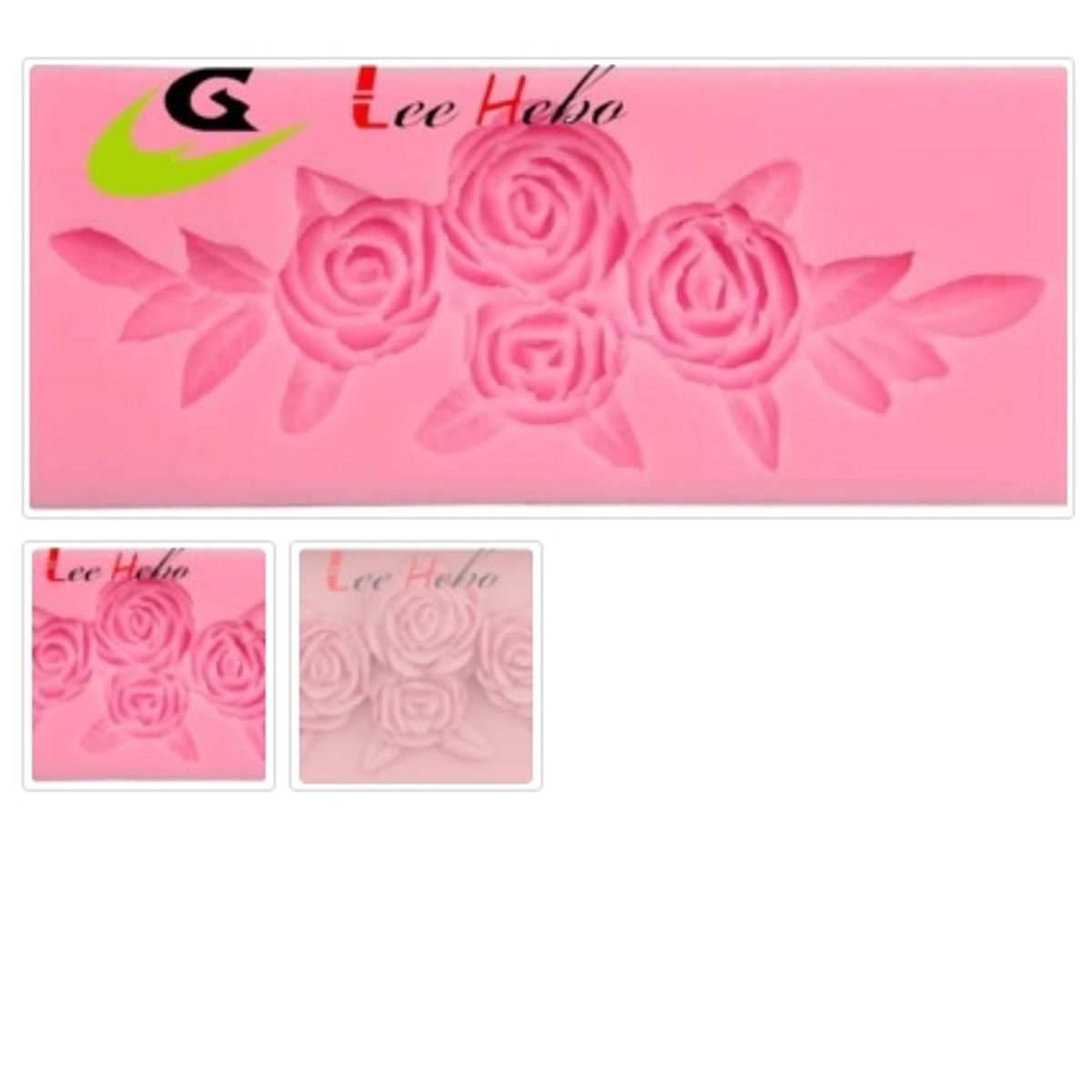 GENERICO - Molde Para Fondant Silicona Forma Rosas