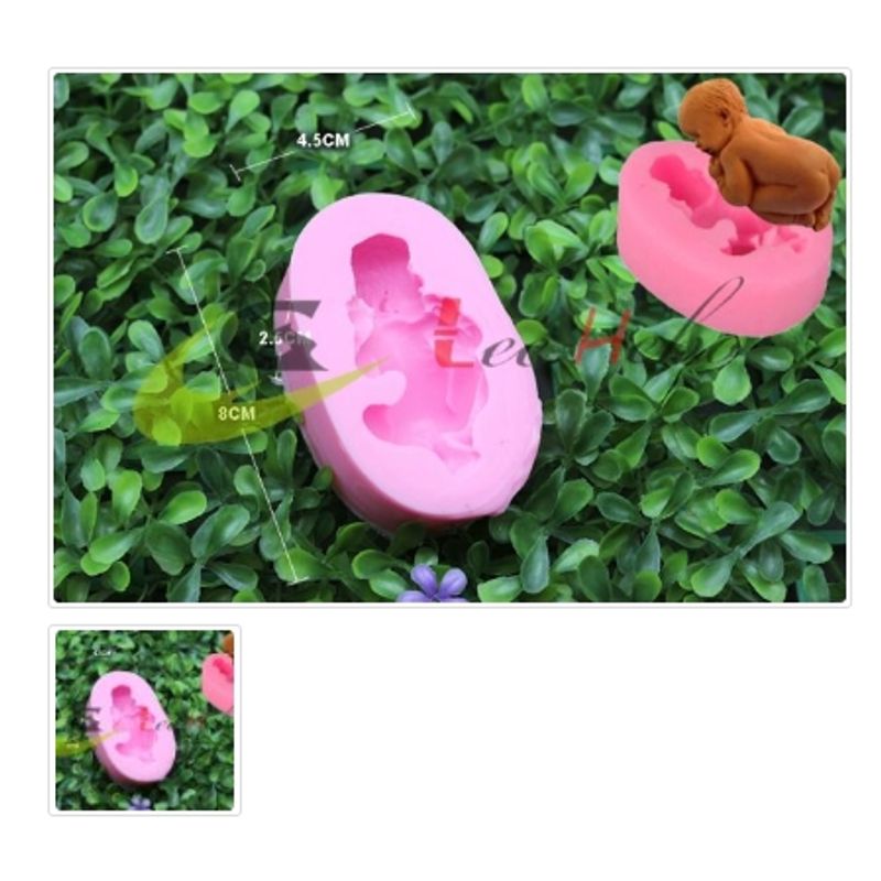 GENERICO - Molde Para Fondant Silicona Forma Bebe-Guagua