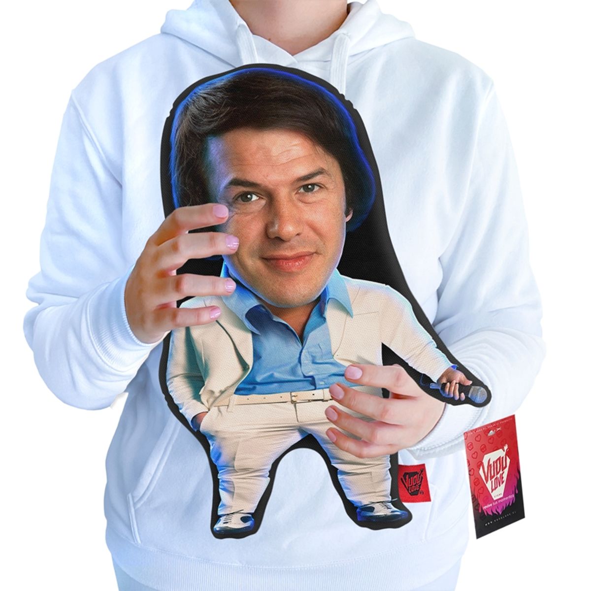 VUDU LOVE - Cojín Peluche Salvatore Adamo Chiquito 40x30cm Vudú Love