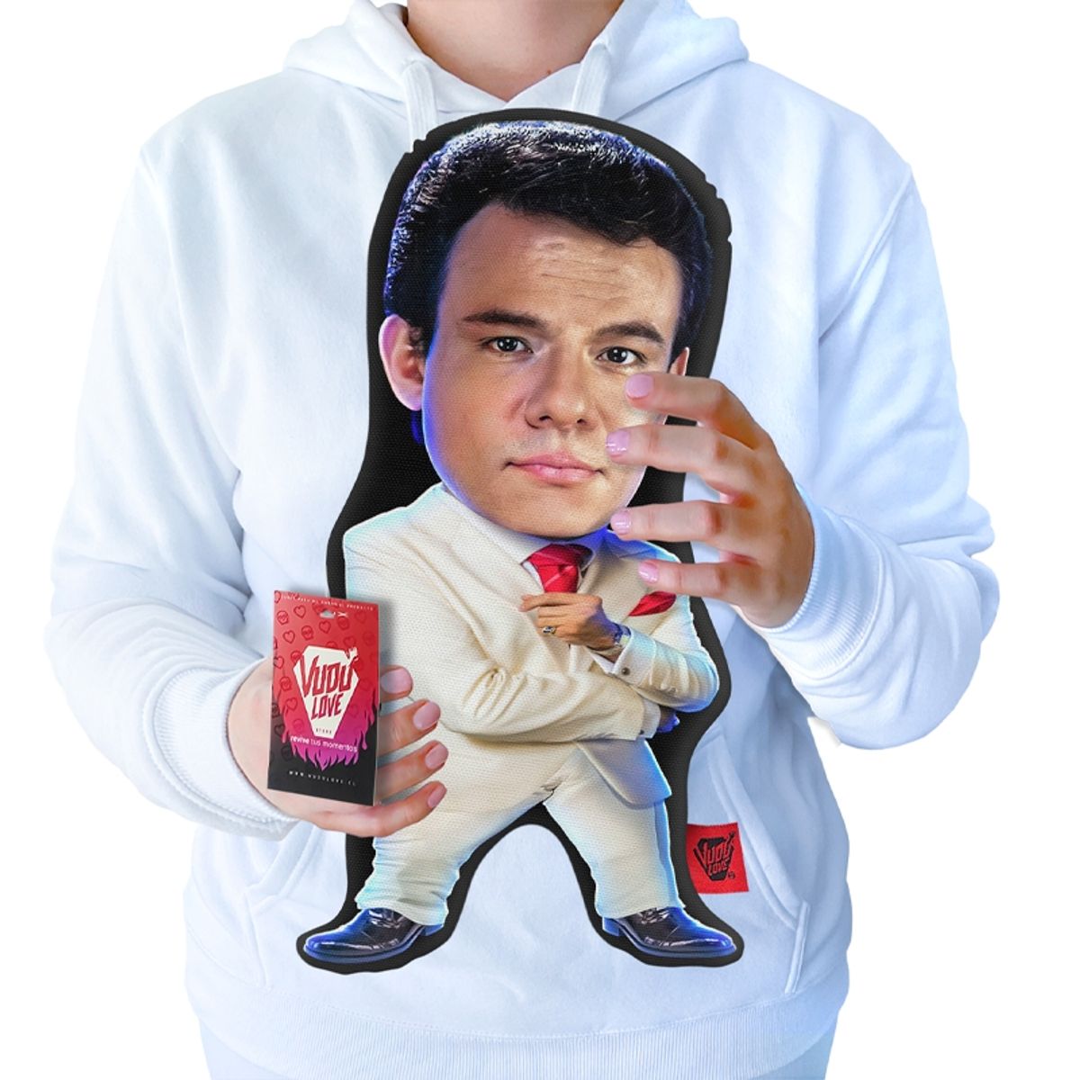 VUDU LOVE - Cojín Peluche José José Chiquito 40x30cm Vudú Love