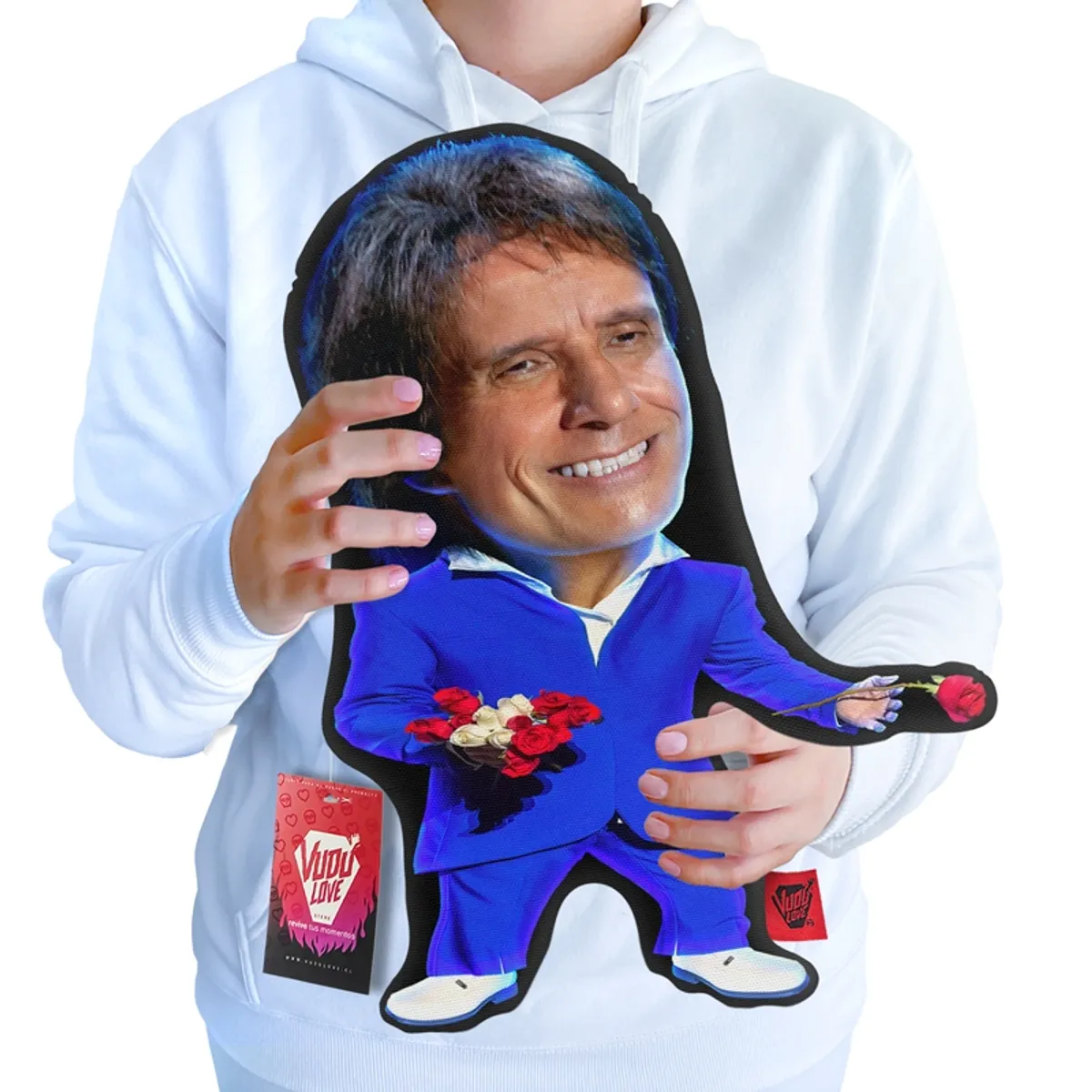 VUDU LOVE - Cojín Peluche Roberto Carlos Chiquito 40x30cm Vudú Love