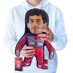 VUDU LOVE - Cojín Peluche Ayrton Senna Chiquito F1 40x30cm Vudú Love