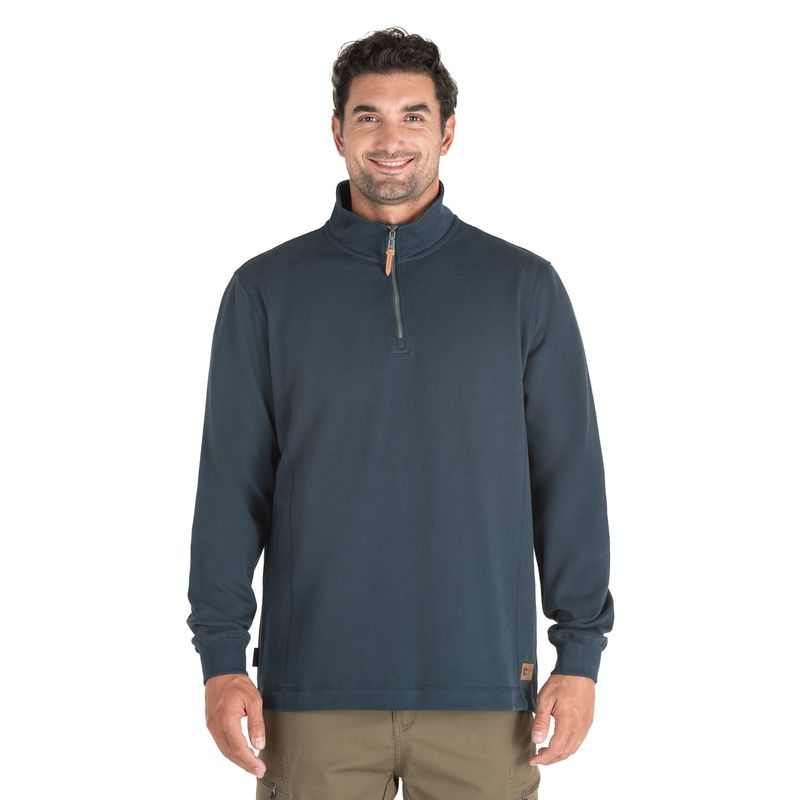PANAMA JACK - Poleron Hombre Azul Panama Jack