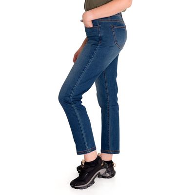 Imagen 2 del producto Jeans Mujer Triblend High-Rise Straight Azul