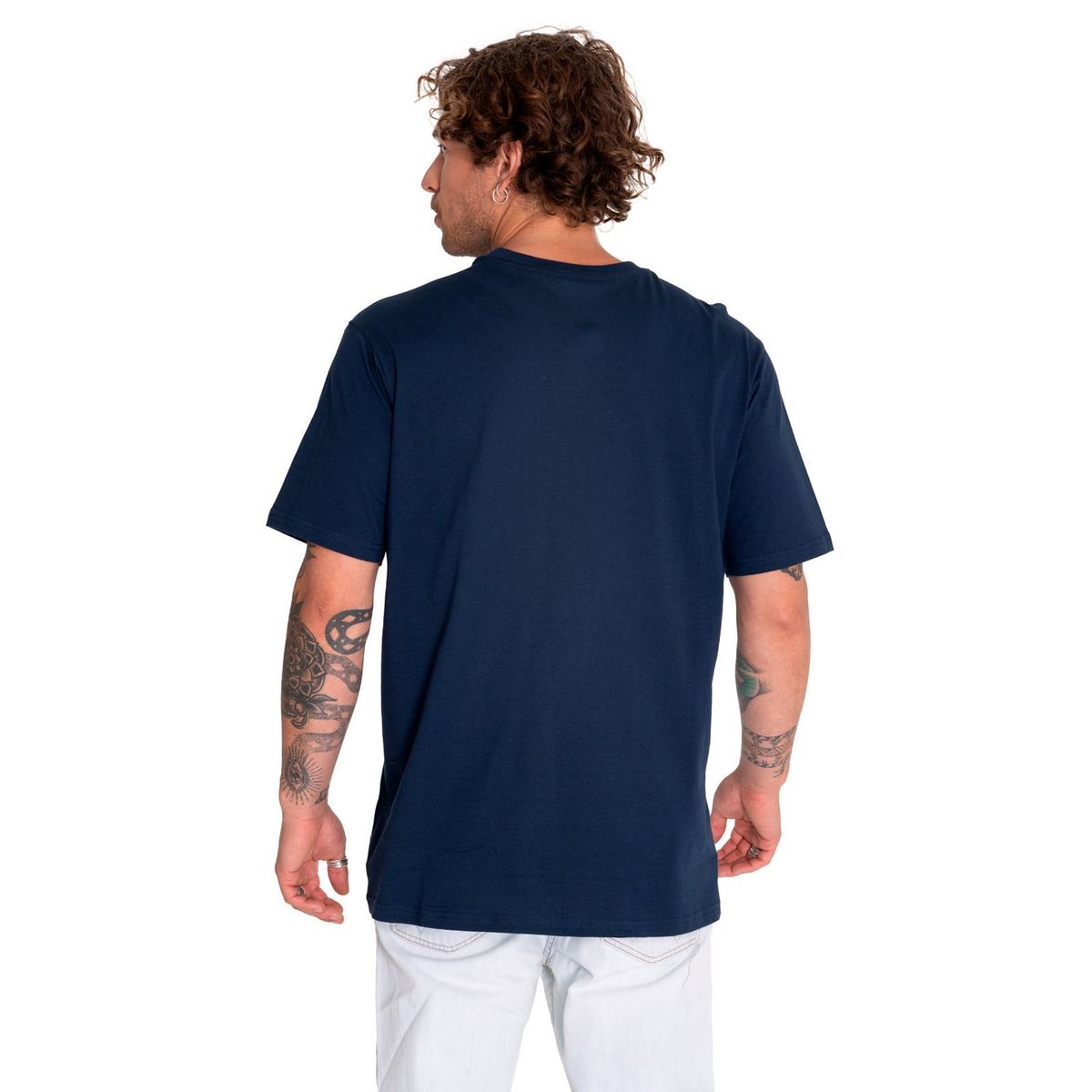 CAT - Polera Manga Corta Hombre Random Energy Azul CAT